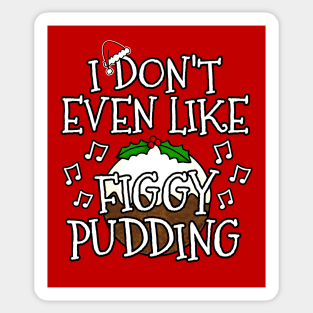 Carol Singer Figgy Pudding Christmas 2022 Sticker